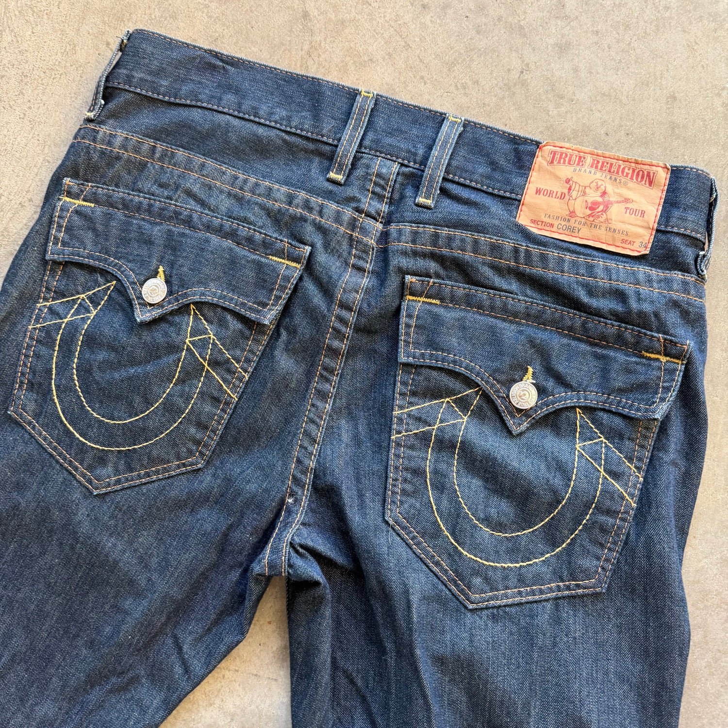 38x34 Dark Wash True Religion Jeans