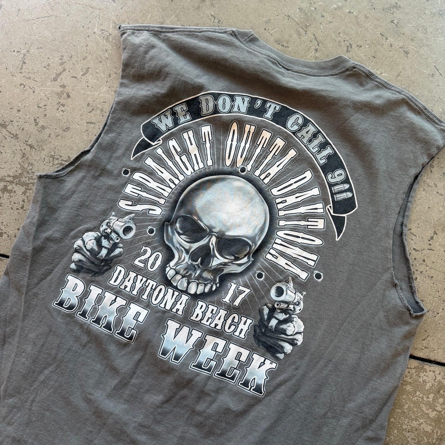 XL 2017 Bike Week Cutoff Tee