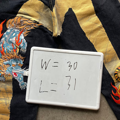 30x31 Evisu Gold Tiger Jeans