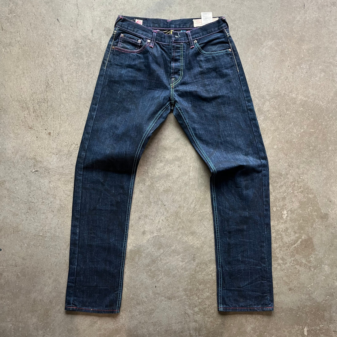 32x34 Rainbow Monogram Evisu Jeans