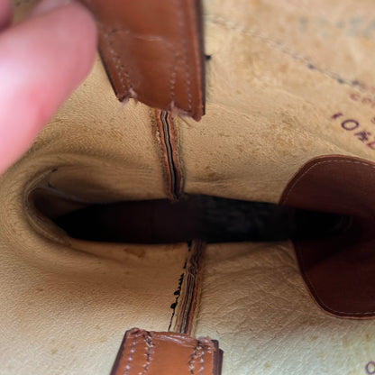 10.5 Used Smooth Ostrich Justin Boots