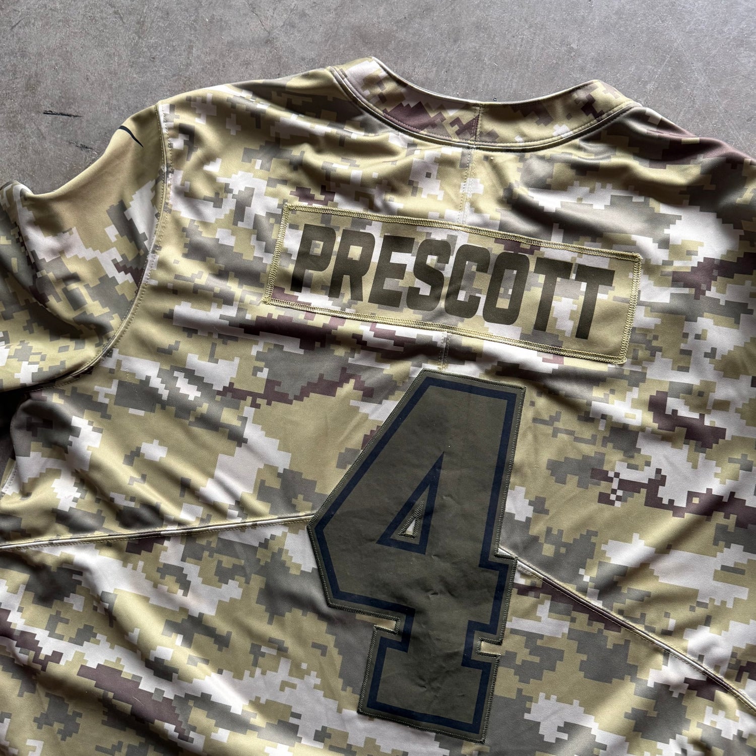 XXXL Salute to Service Cowboys Dak Jersey