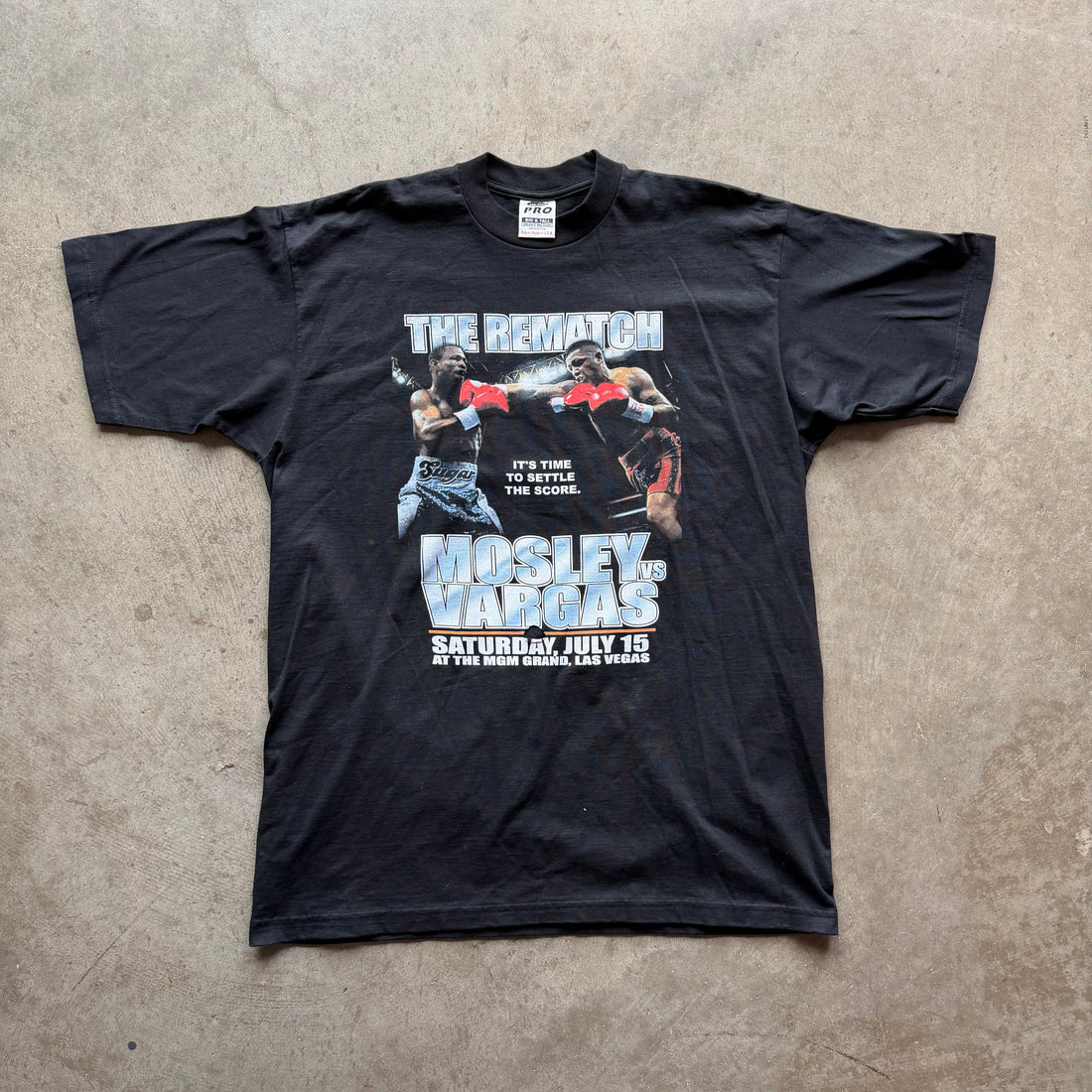 XXL 00s Mosley Vargas Boxing Tee