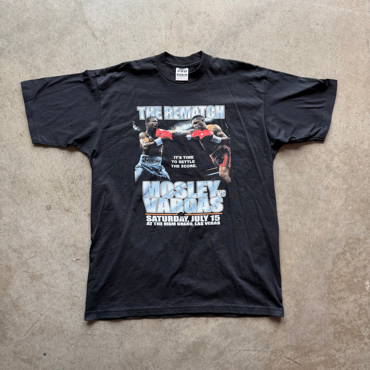 XXL 00s Mosley Vargas Boxing Tee
