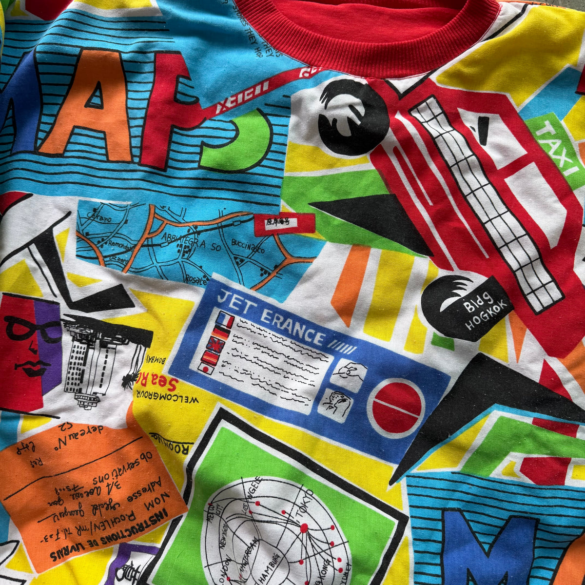 M 90s Custom Map Crewneck
