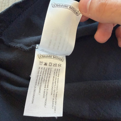 L Chrome Hearts Olive Neck Logo Tee