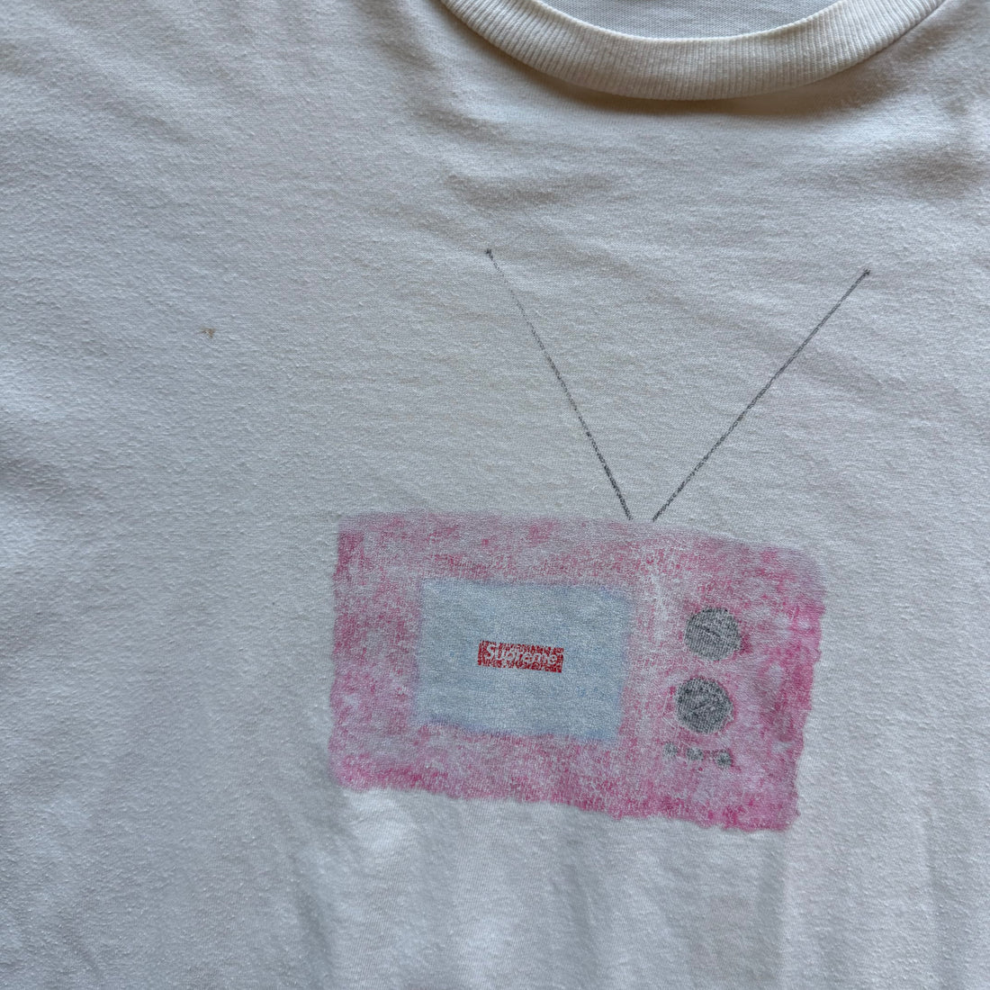 XL White Supreme TV Tee