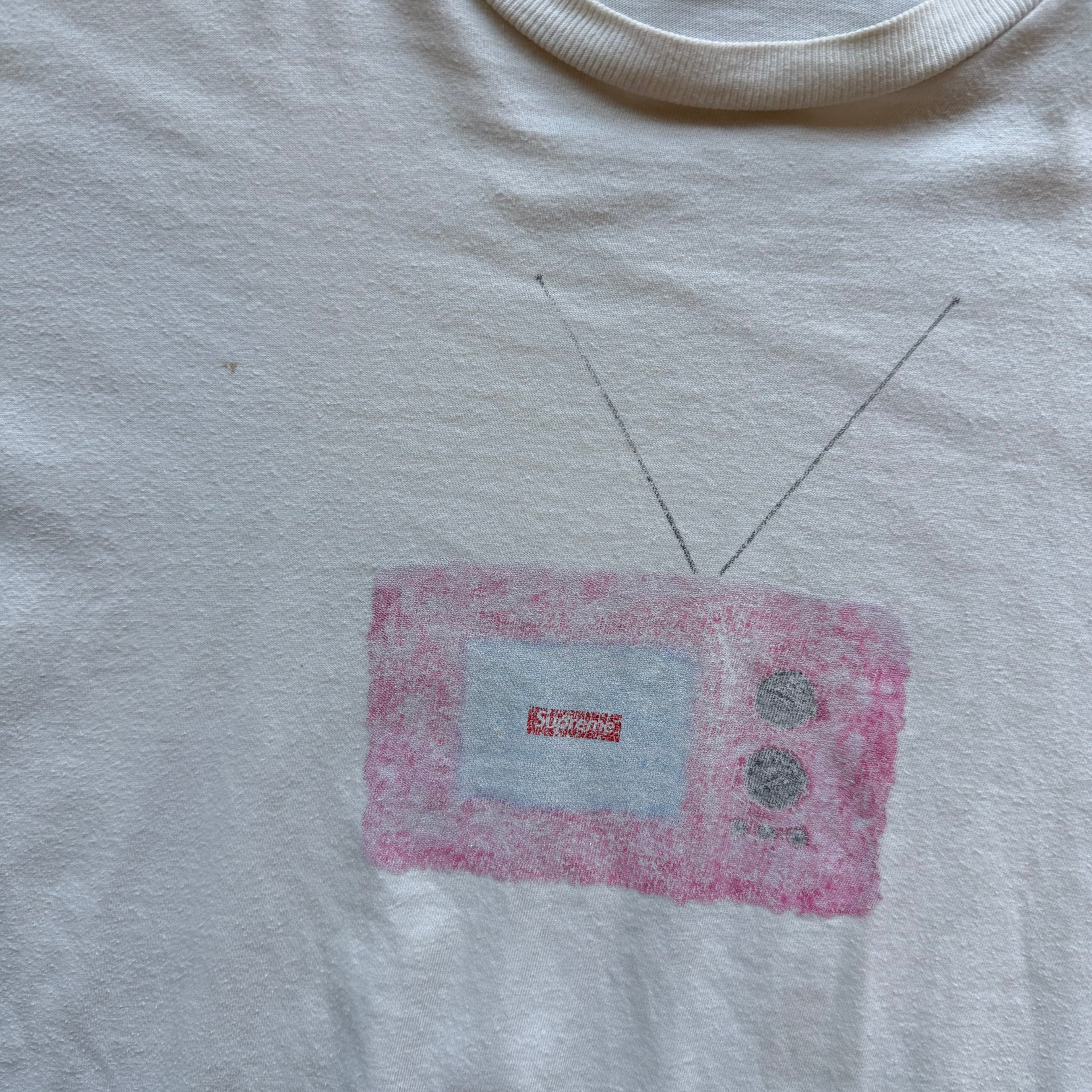 XL White Supreme TV Tee