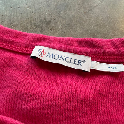 M Pink Moncler Spellout Tee