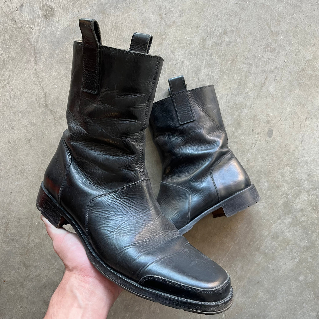 11.5 Used Leather John Varvatos Boots