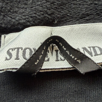 L Stone Island Black Patch Hoodie