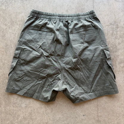 XL Rick Owens Cargobela Shorts Green