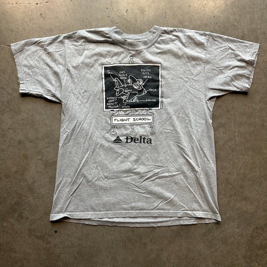 XL 98 Delta Flight School Tee