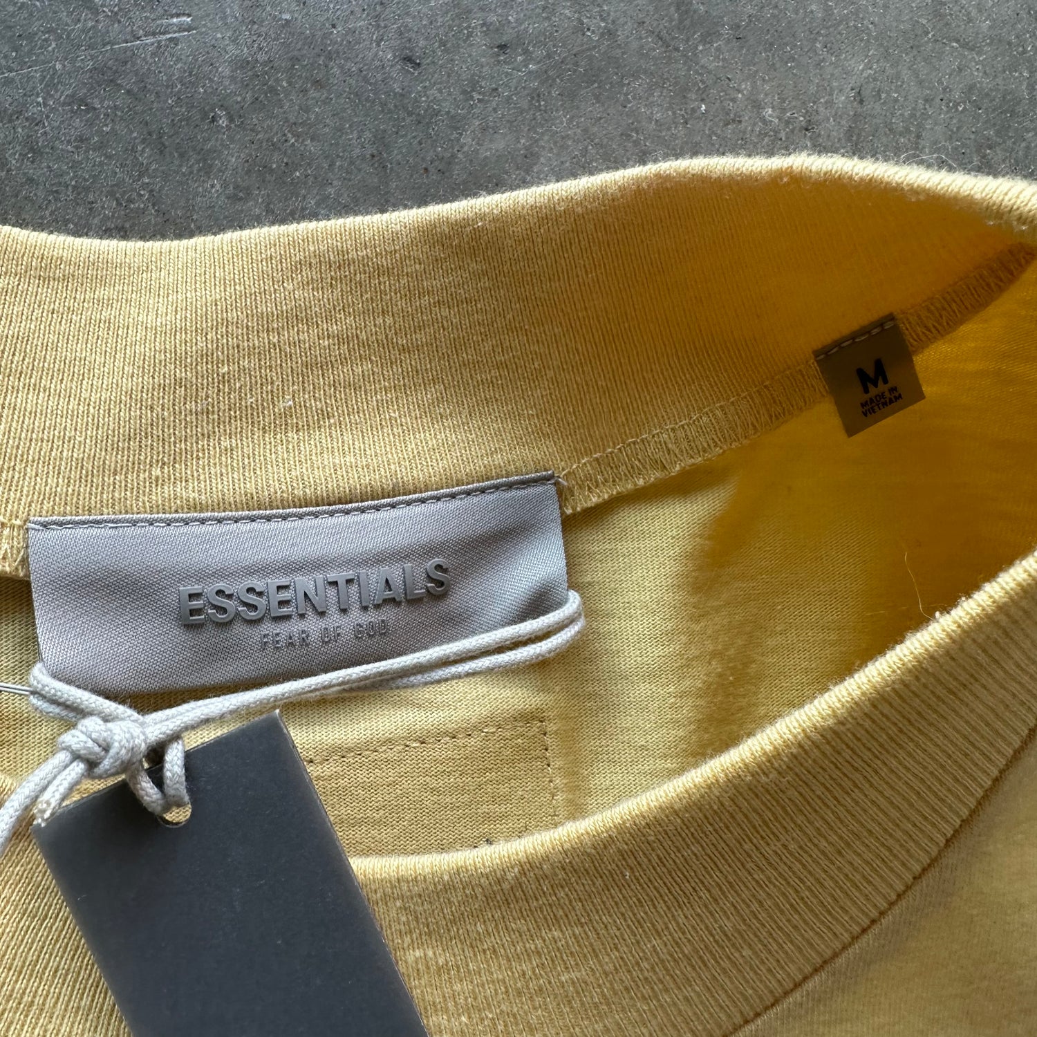 M New Yellow Fear of God Tee