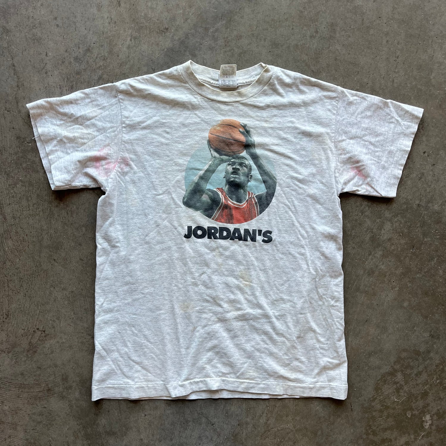 M 90s Stained Jordan Nike Tee