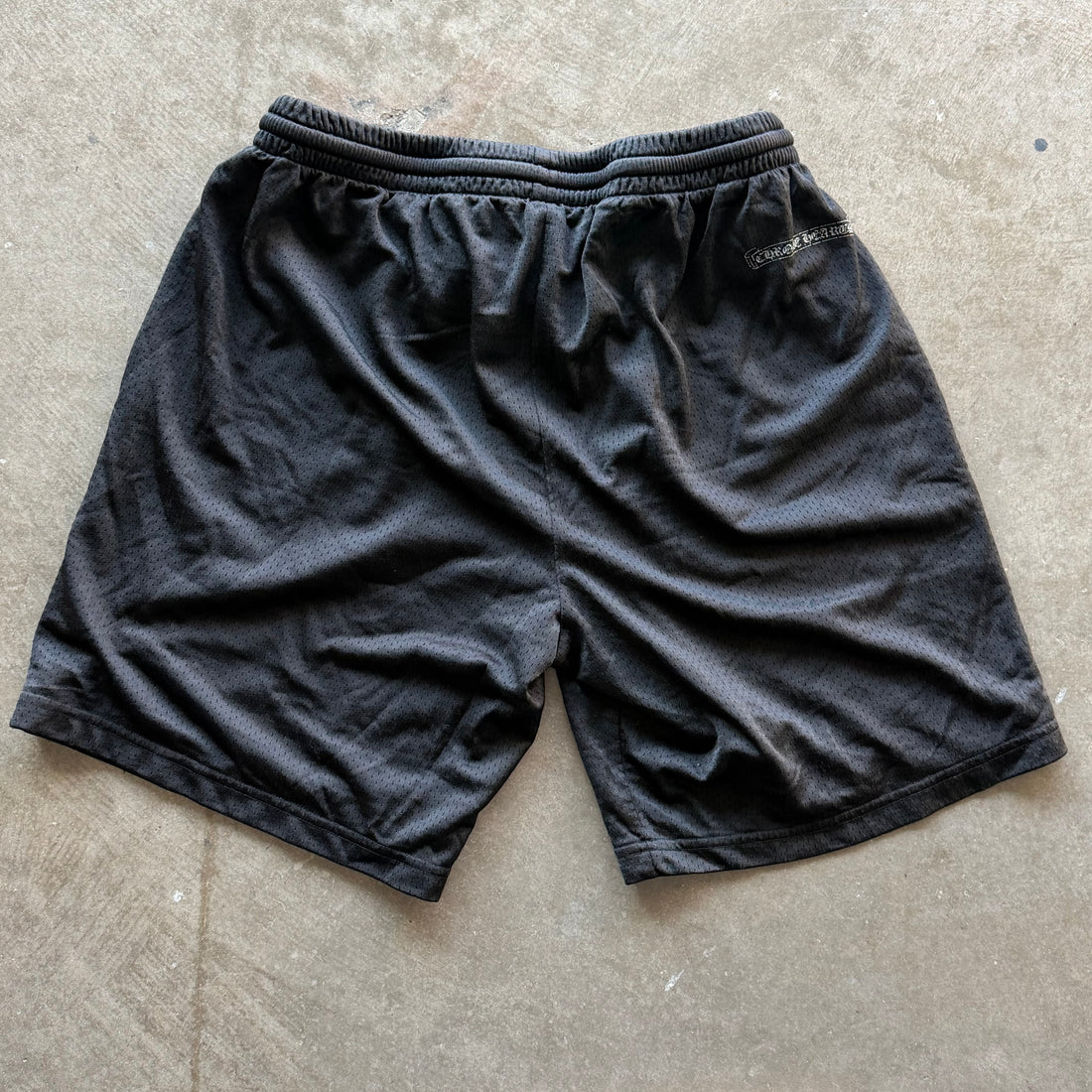 XL Chrome Hearts Black Mesh Shorts