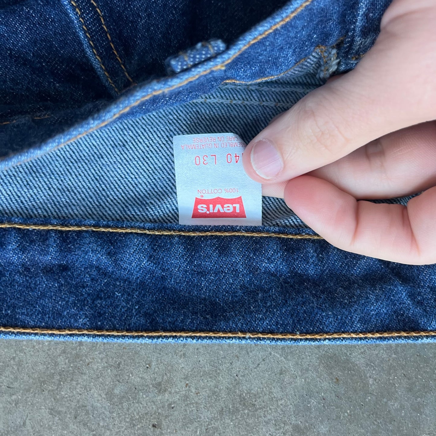 40x30 90s Levis Orange Tab 505s