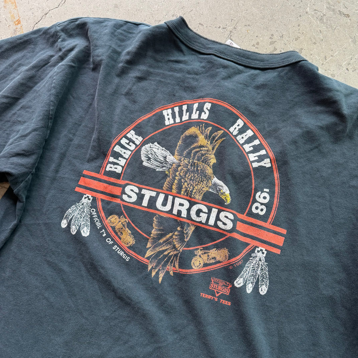 XL 97 Black Hills Rally Henley Longsleeve