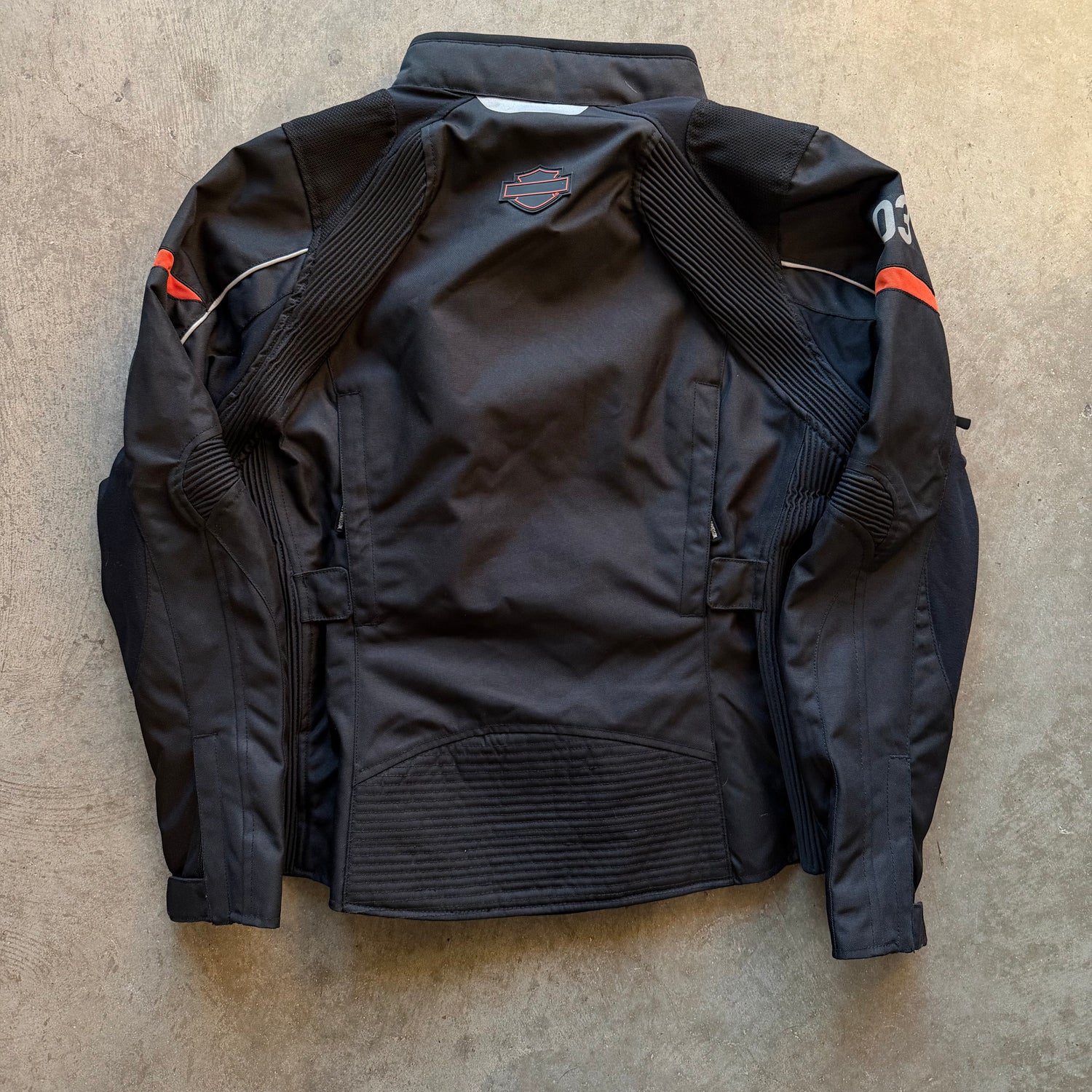 M 00s Padded Harley Biker Jacket