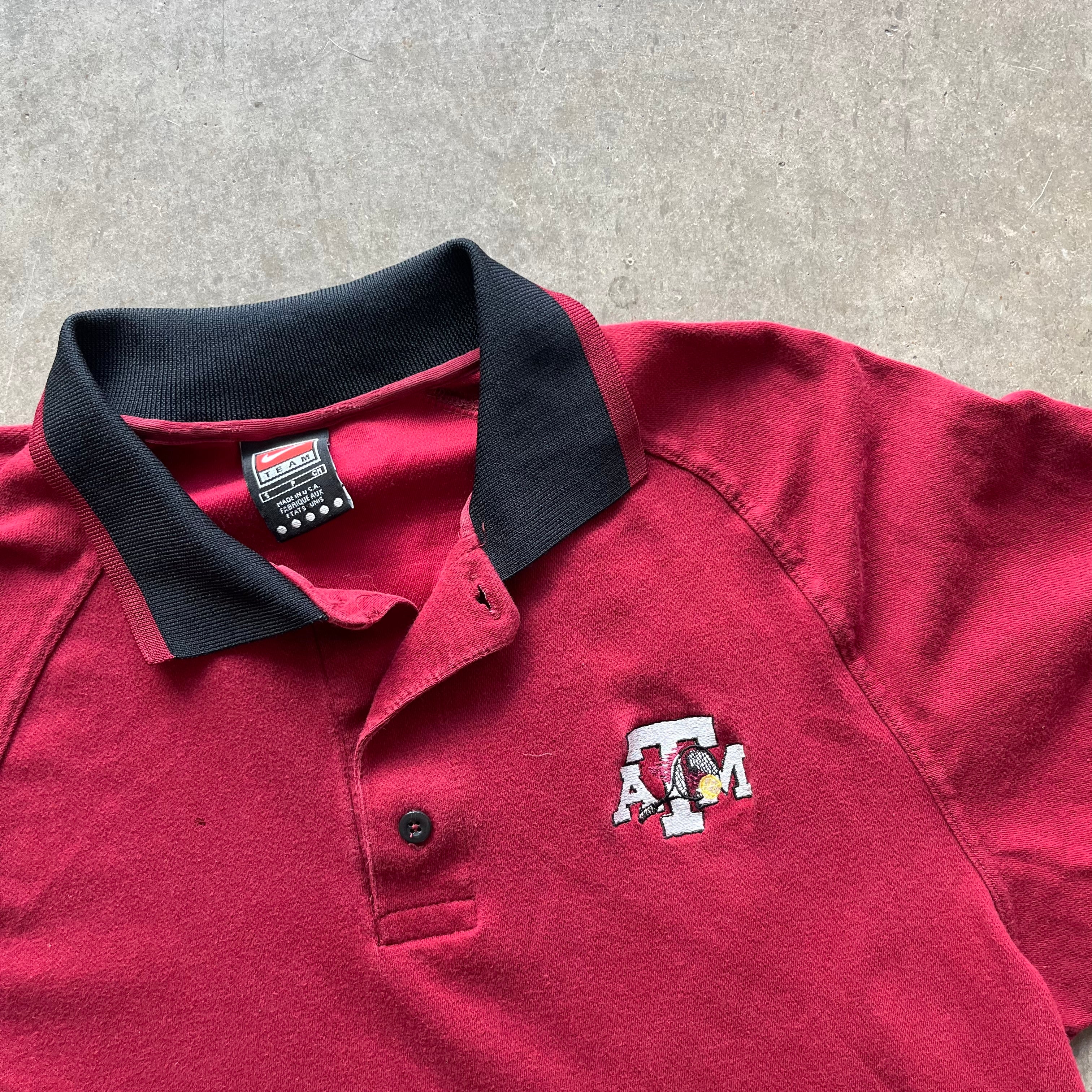 S 00s A&amp;M Tennis Polo