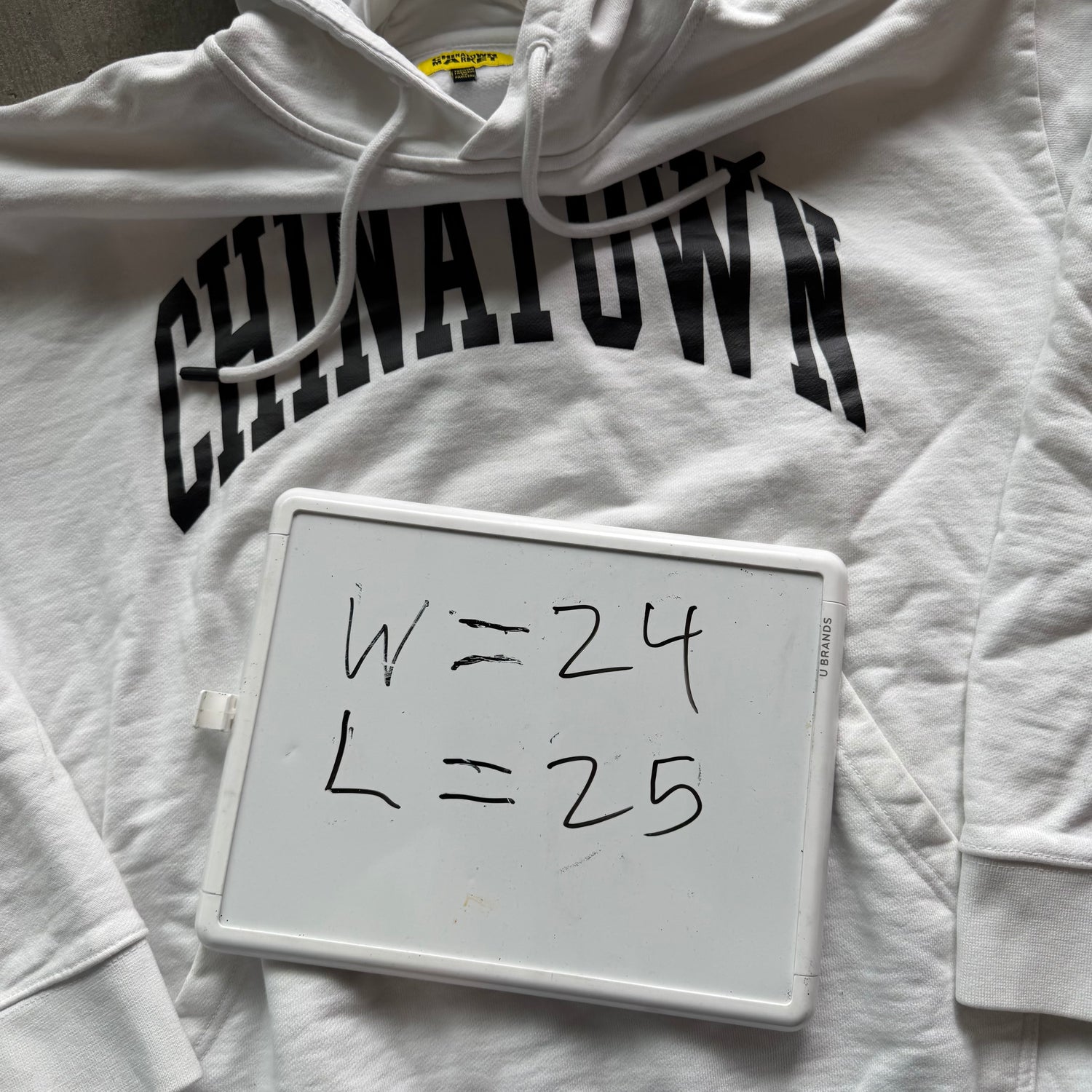 XL White Chinatown Market Hoodie