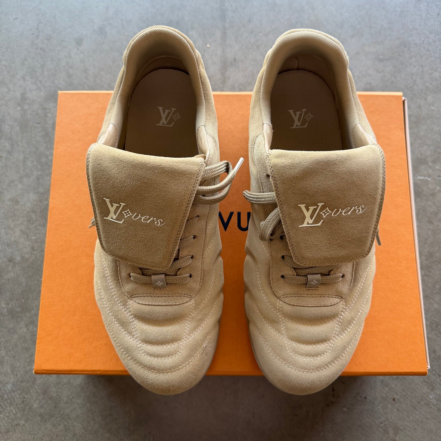 10 Louis Vuitton Footprint Sneaker Tan