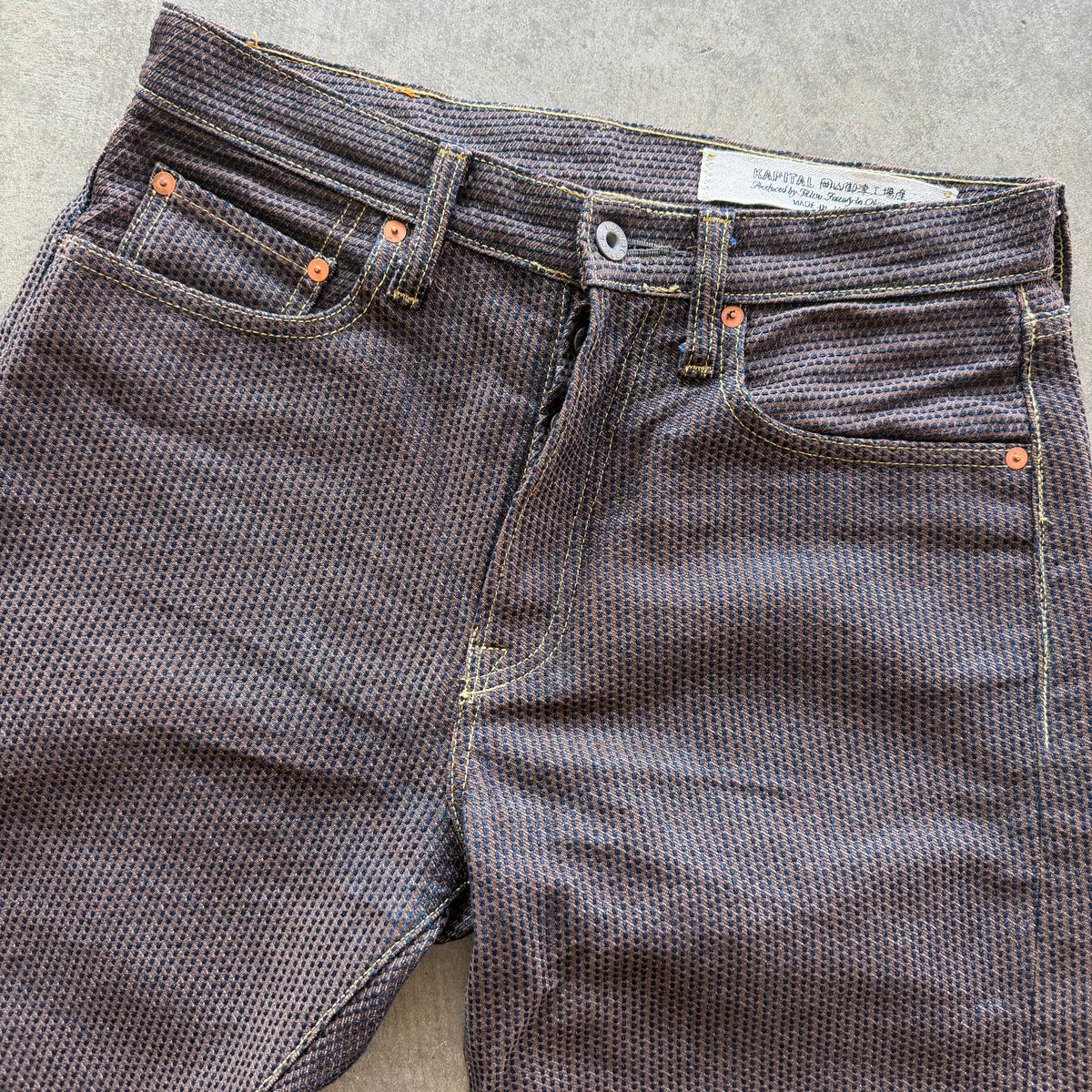 31x33 Kapital Century 5P Monkey Cisco Denim