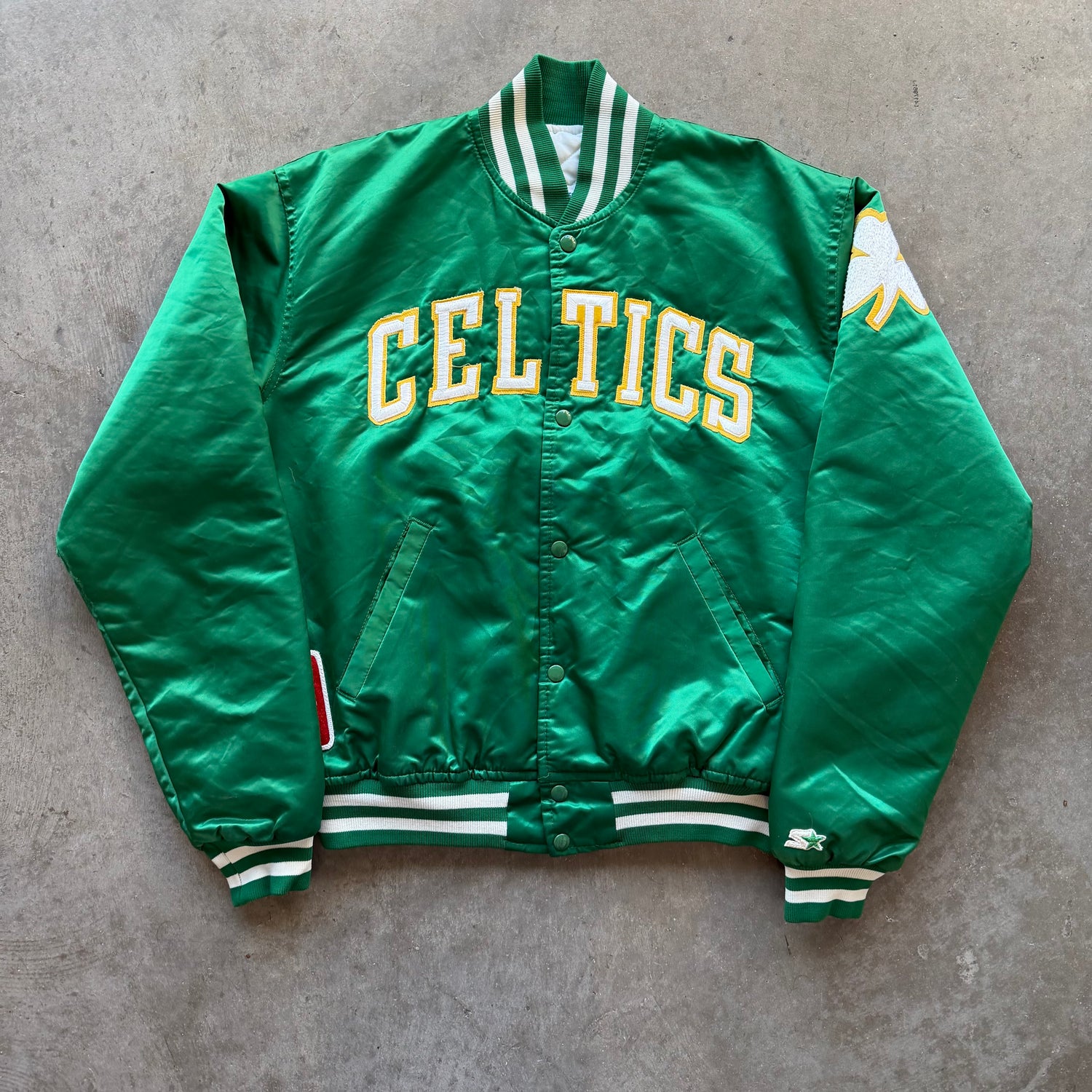 L 90s Celtics Starter Jacket