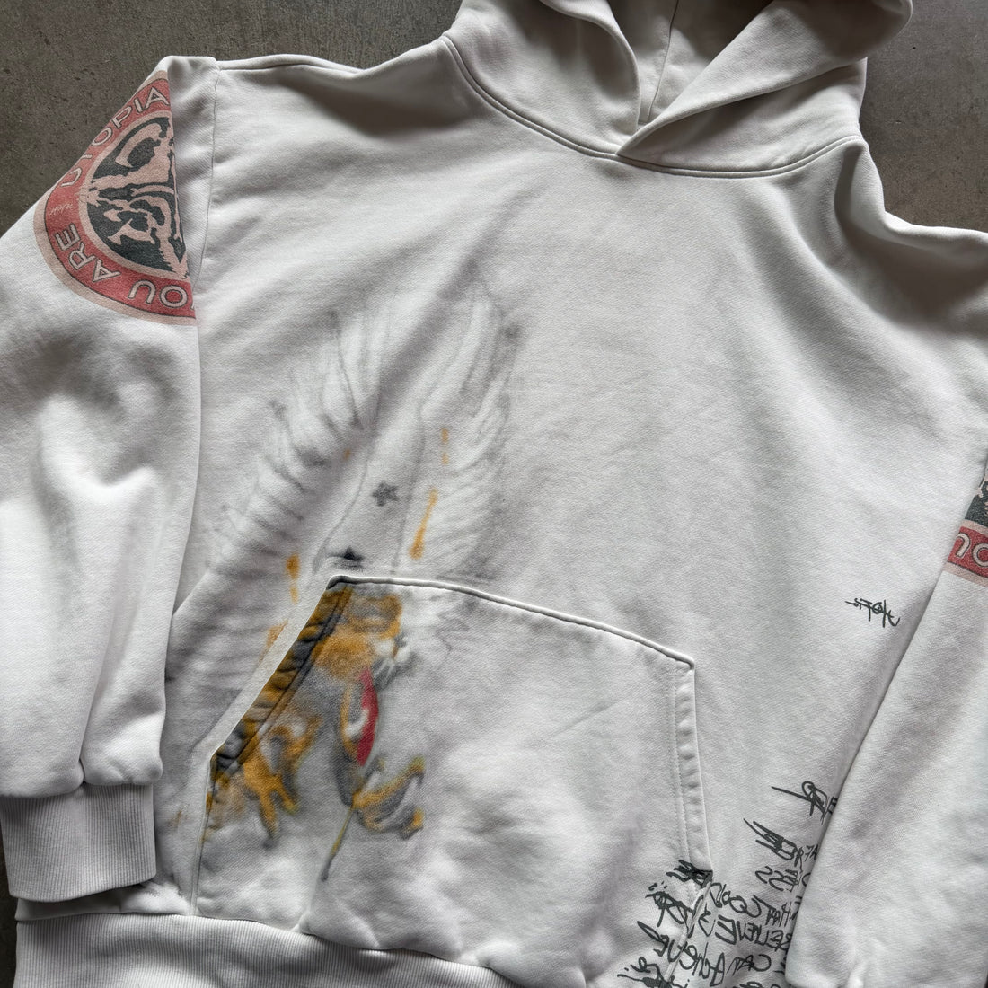 XL White Utopia Tour Hoodie 2023