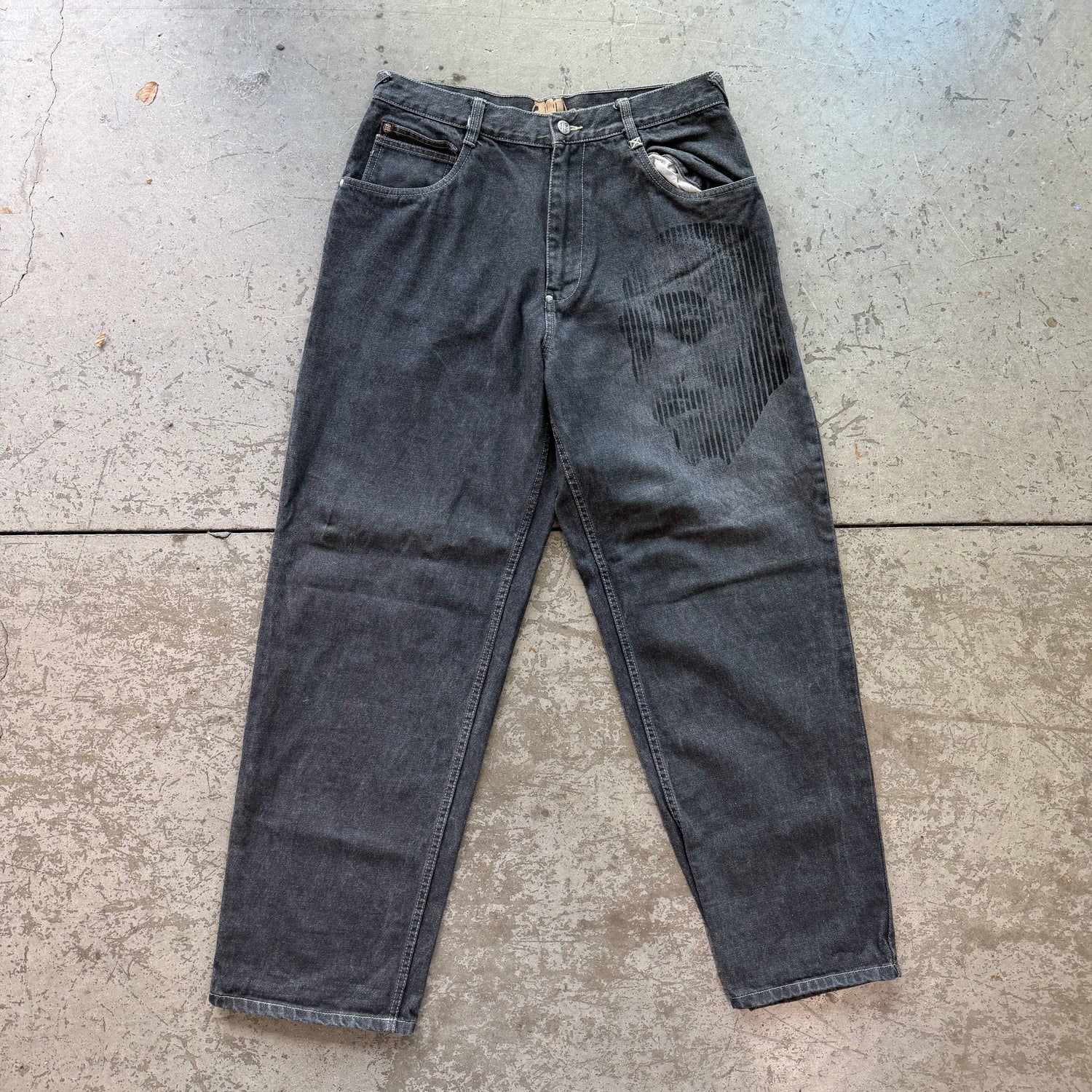 36x34 Y2K Makaveli Tupac Jeans