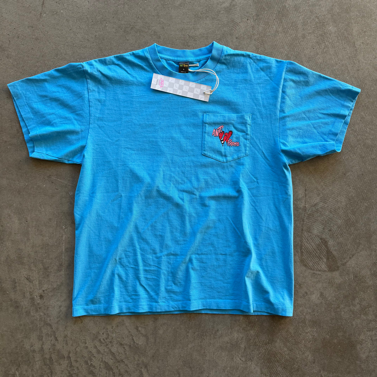 M Matty Boy Anti Promo Heart Tee Blue
