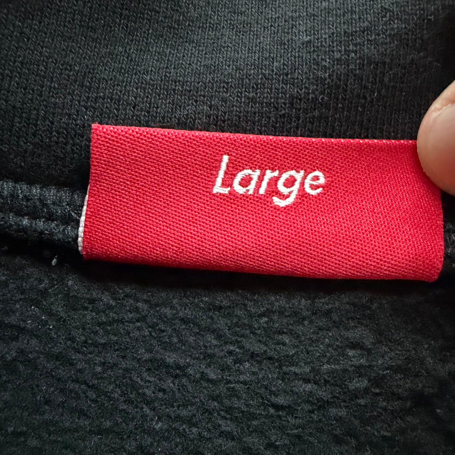 L Supreme Milano Half Zip Black