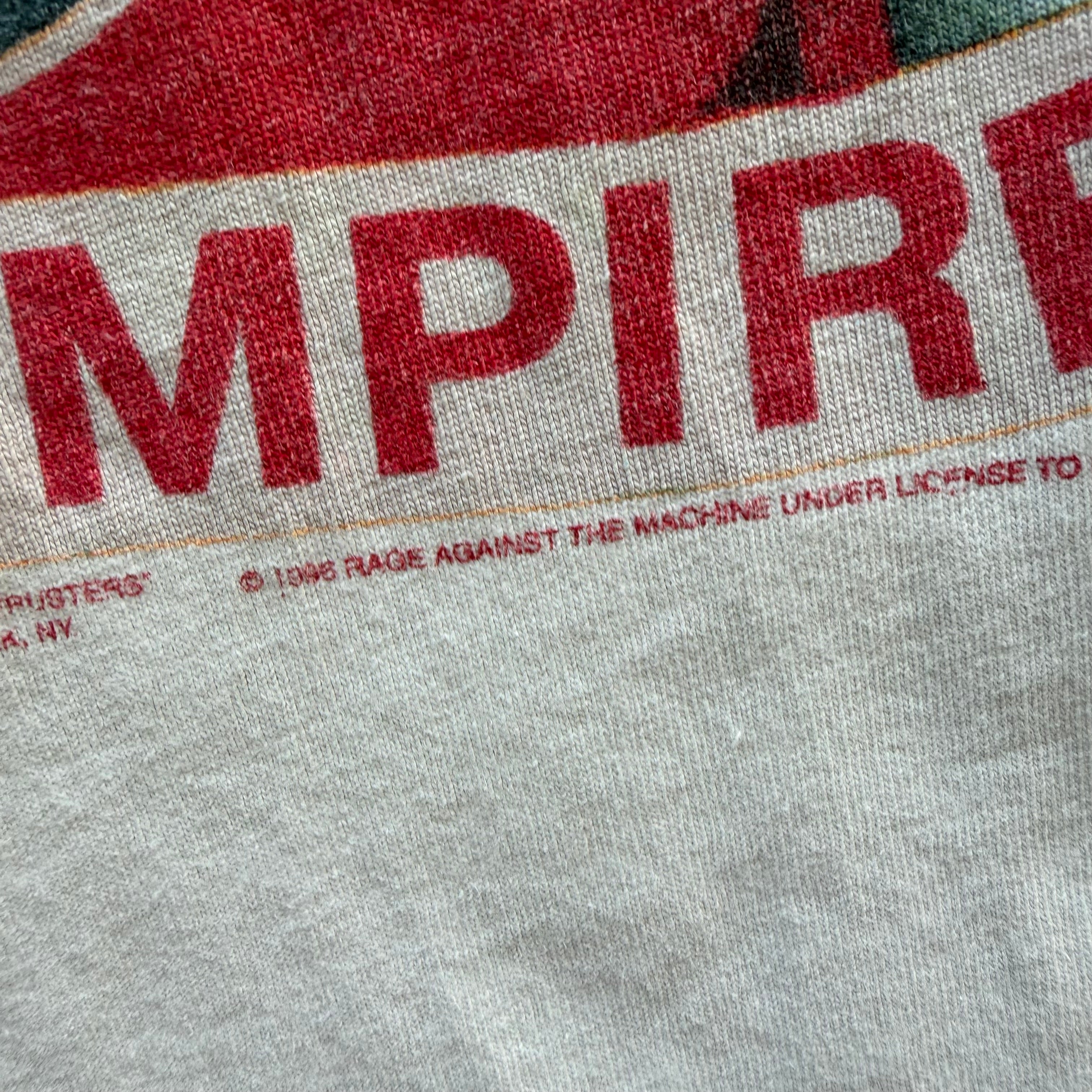 L 96 Rage Against The Machine Evil Empire Ringer Tee