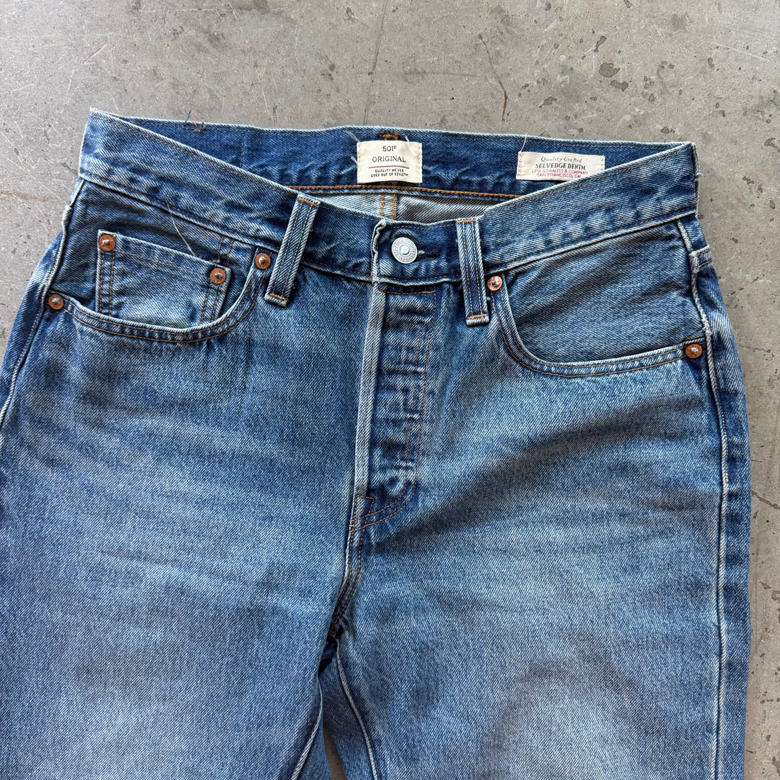 27x28 Levi’s 501 Selvedge Denim