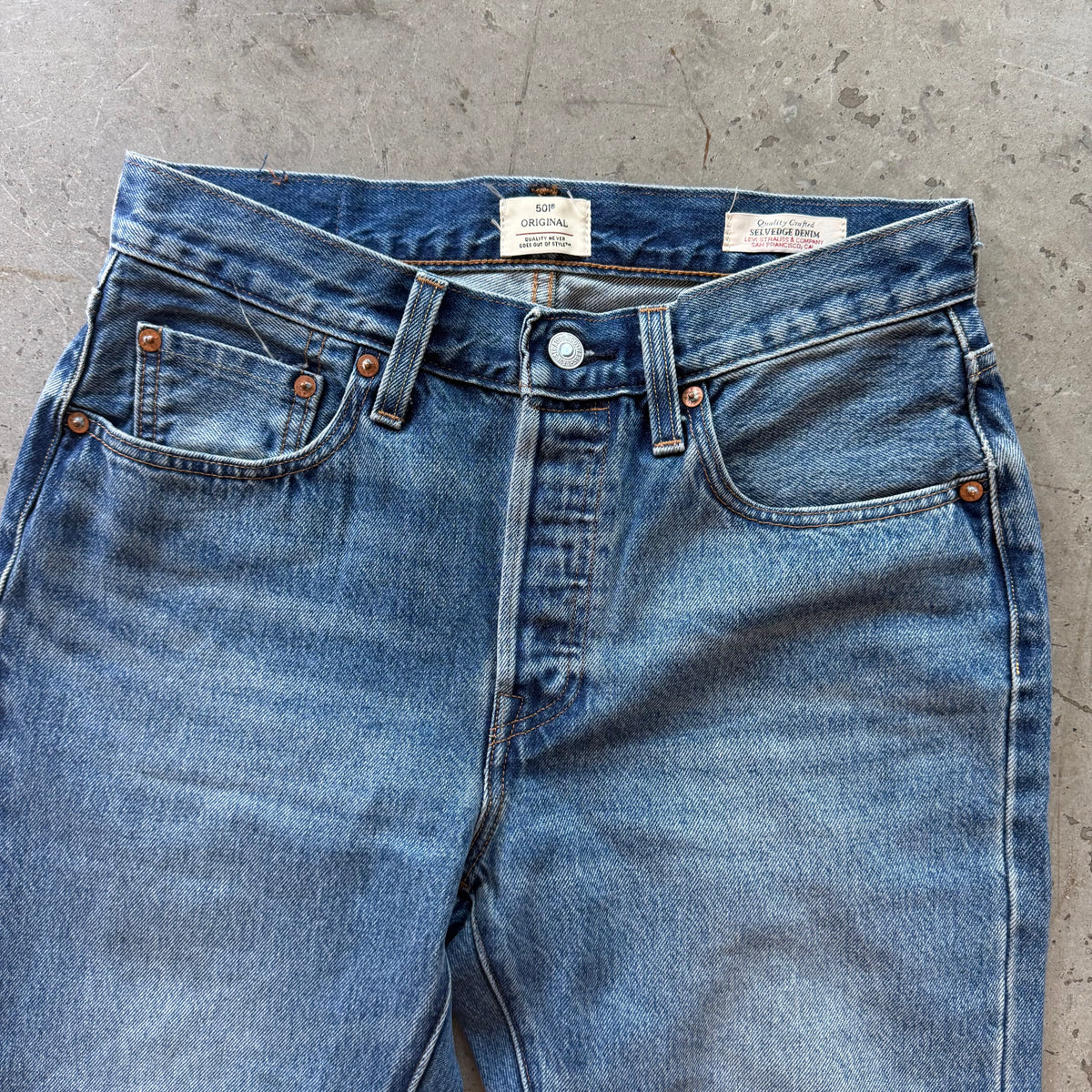 27x28 Levi’s 501 Selvedge Denim