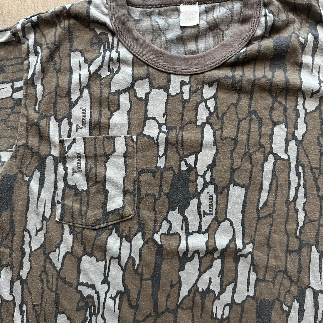 XXL 90s Bark Camo Tee