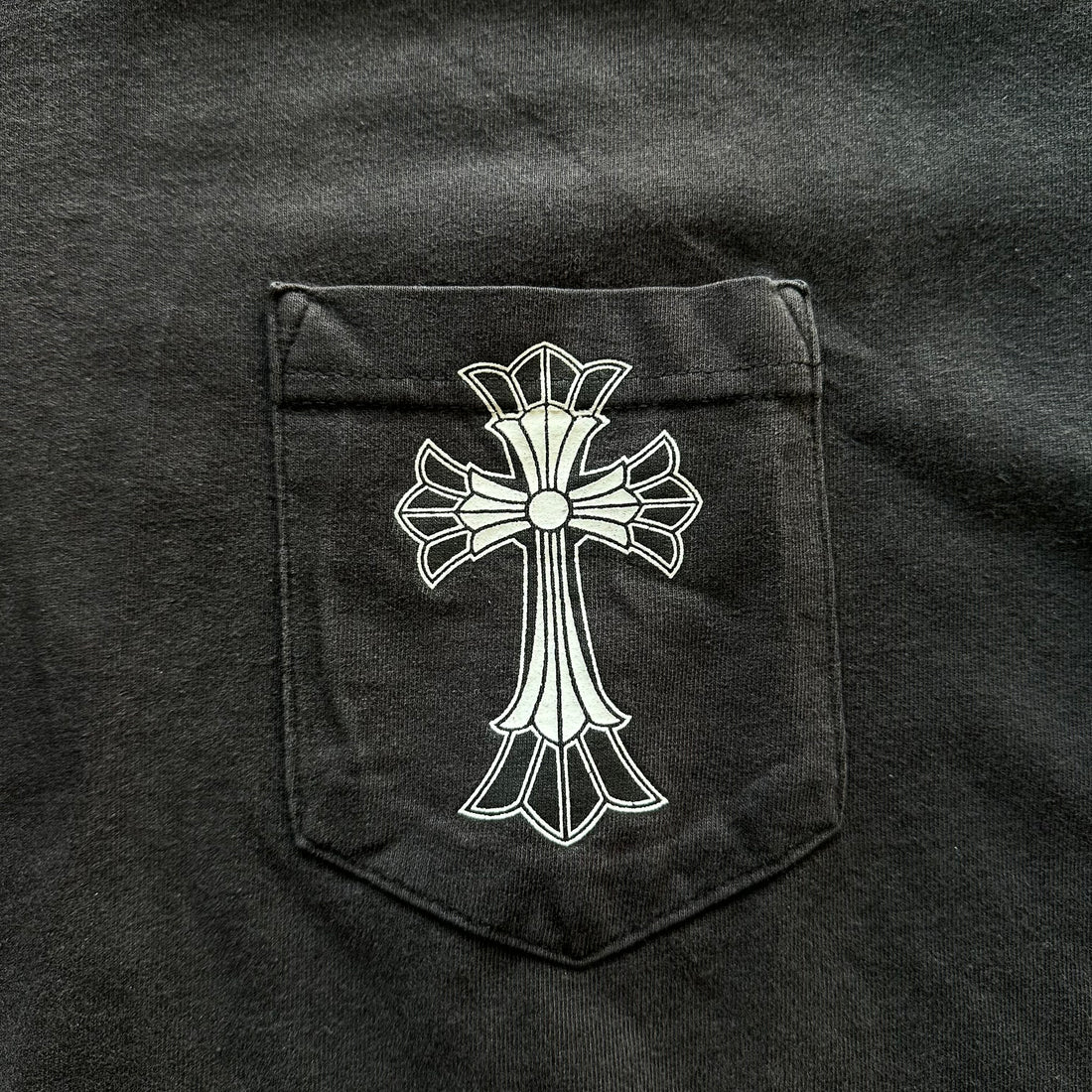 L Vintage Repaired Chrome Hearts Tee