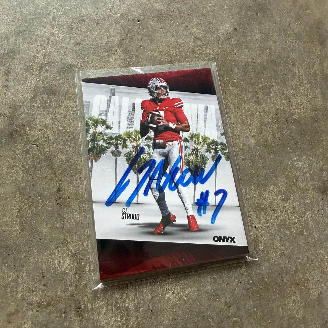 C.J. Stroud 2022 Onyx on Card Inscripted Auto /25