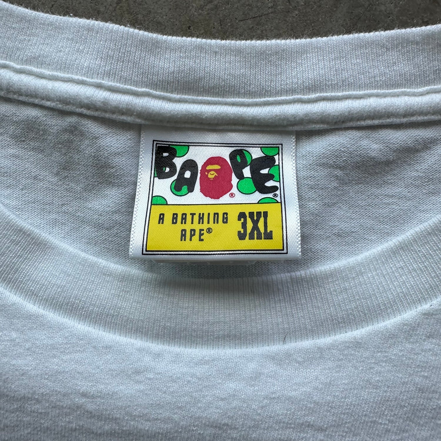 XXXL Bape Upside Down Logo Tee