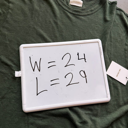 XL ALD Green Linen Tee