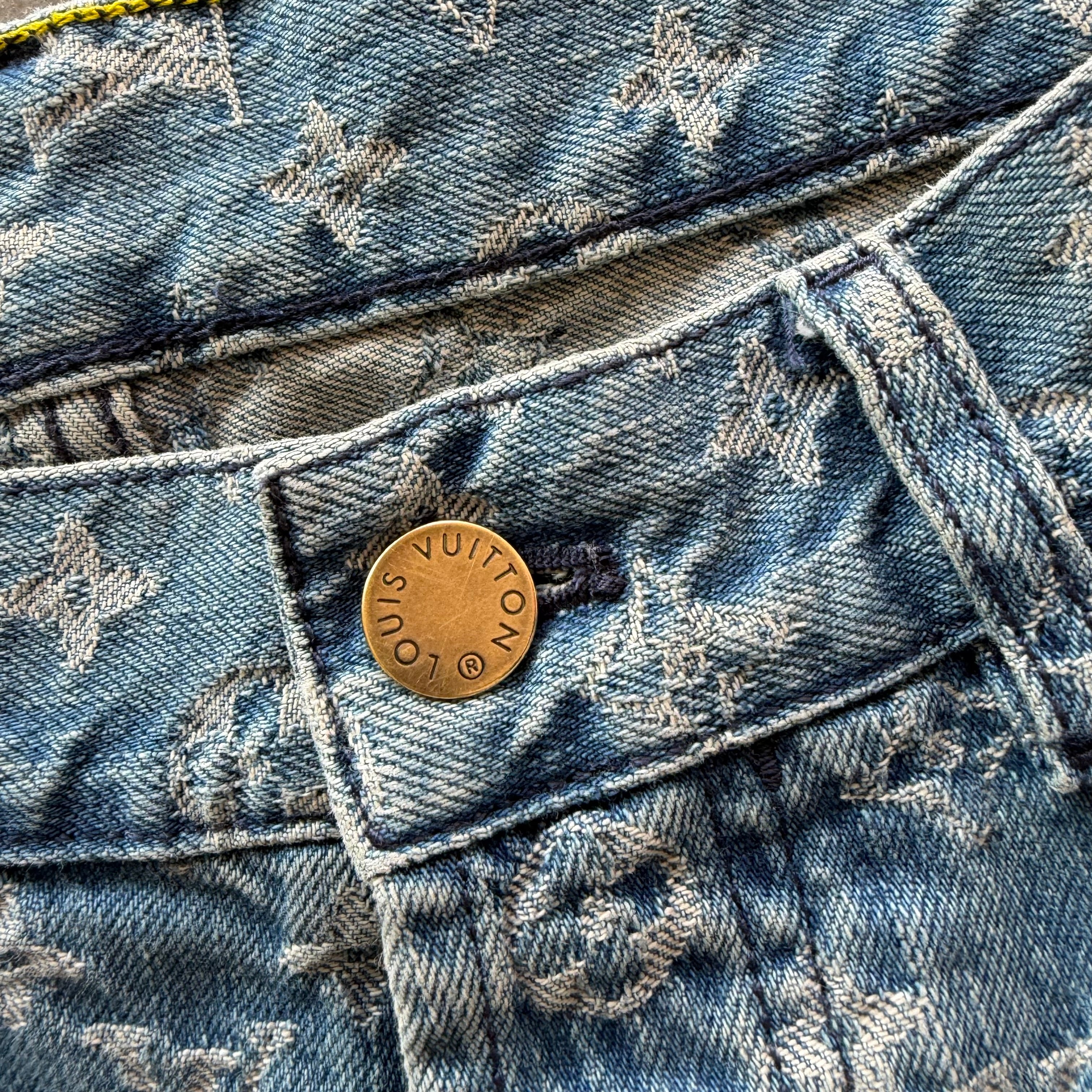 33x32 Louis Vuitton x Supreme Jacquard Denim