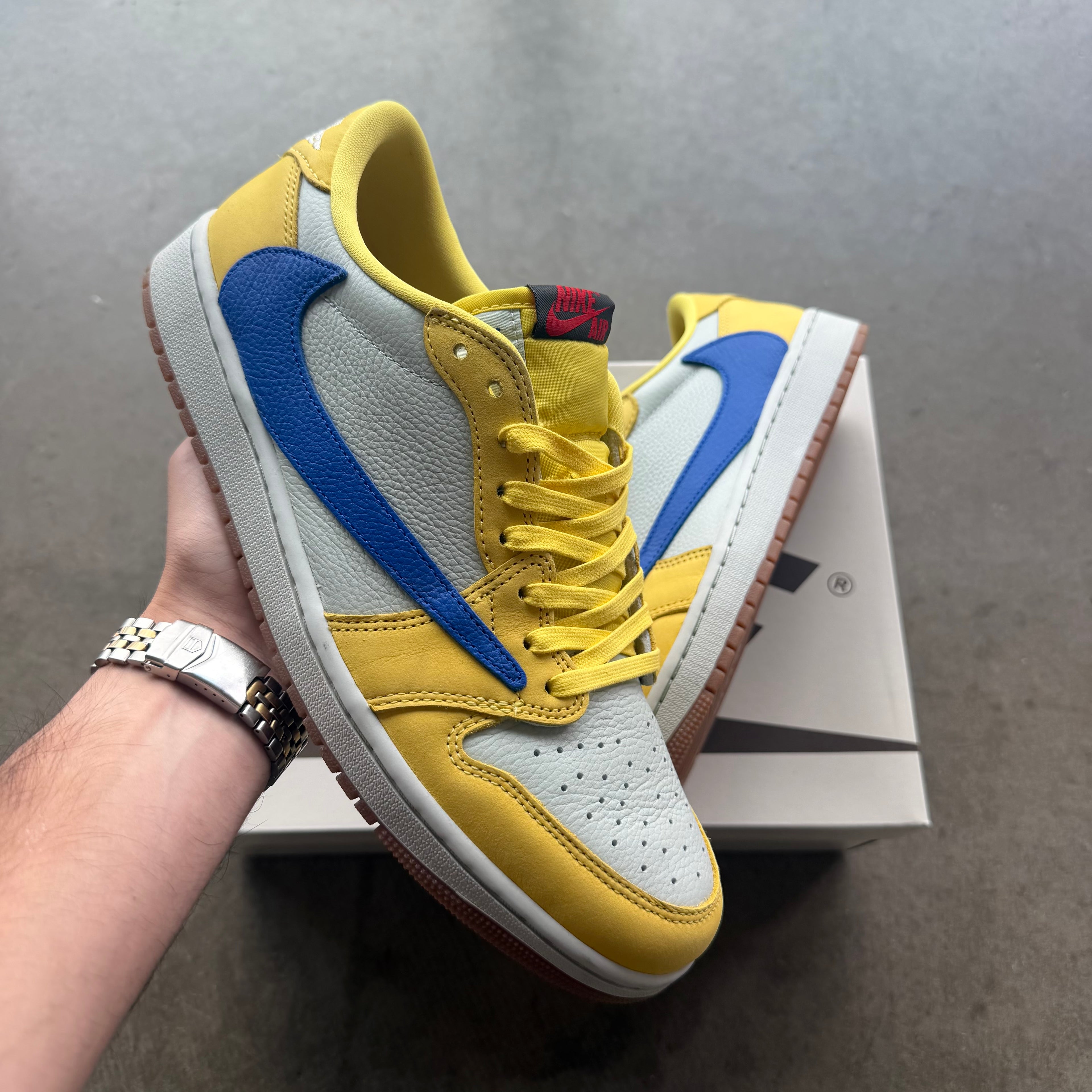 11.5W Jordan 1 Low TS Canary Yellow