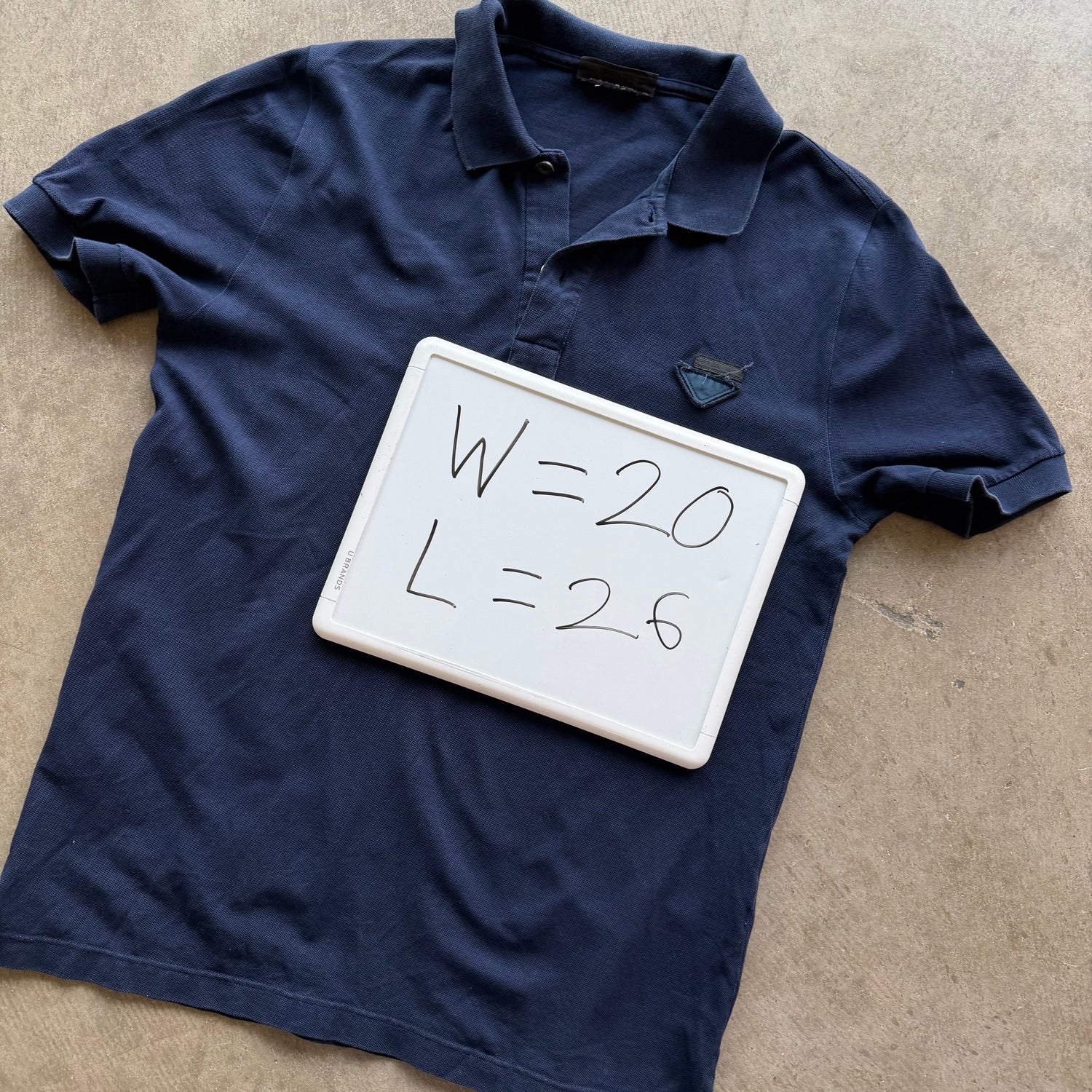 L Prada Polo Navy