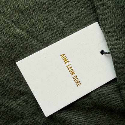 XL ALD Green Linen Tee