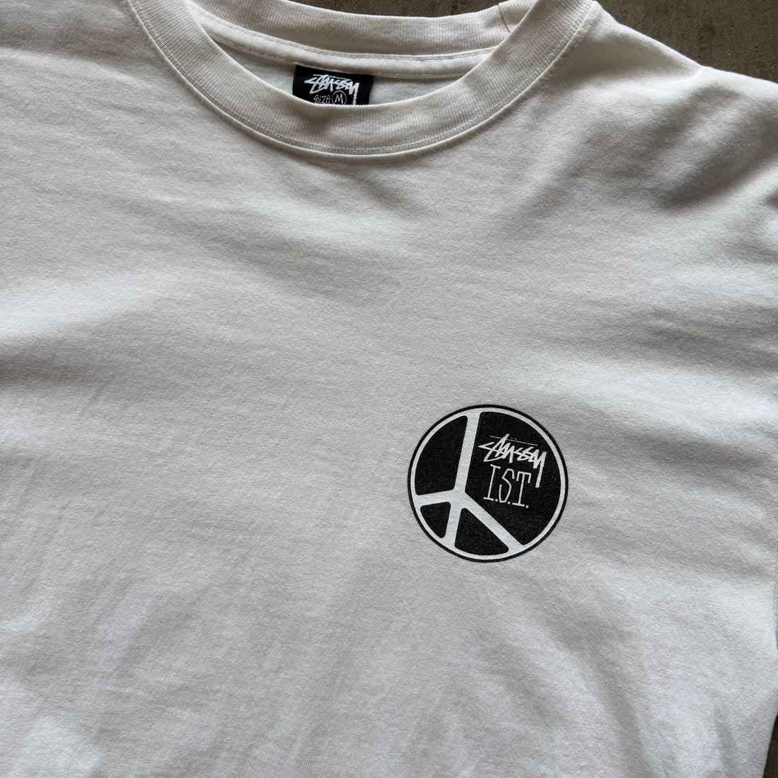M Stussy Peace Dot Tee