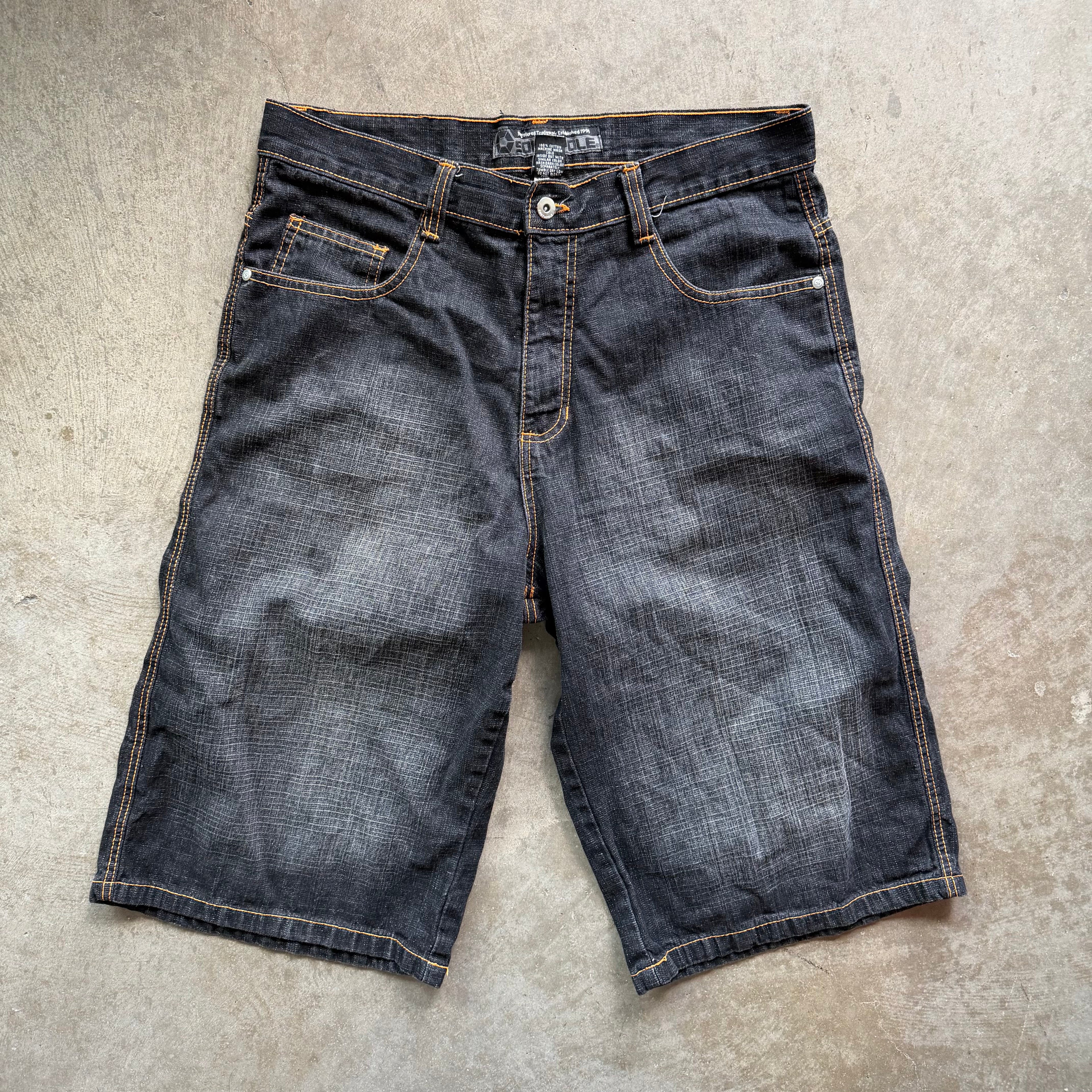 36w Black SouthPole Jorts
