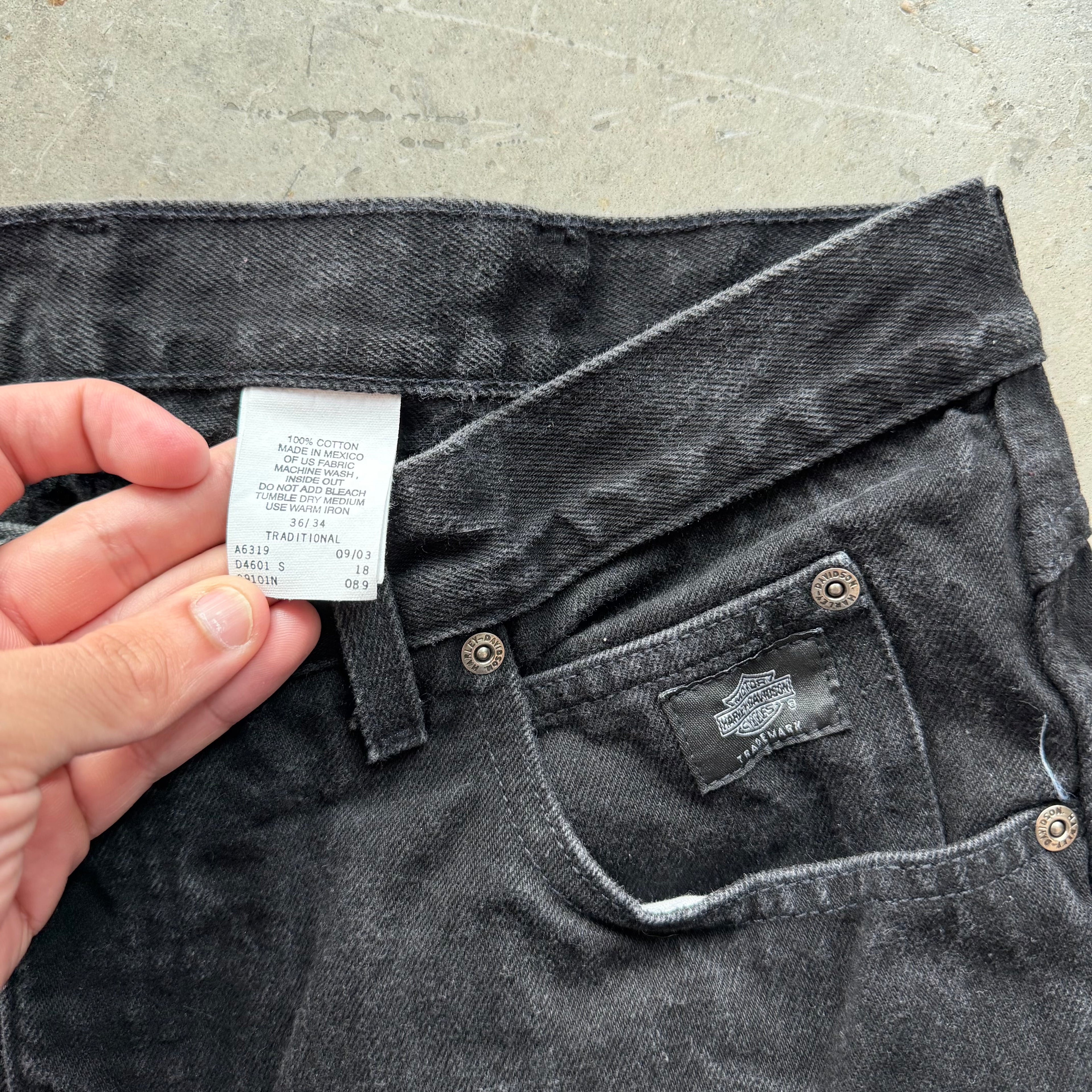36x34 00s Harley Davidson Jeans