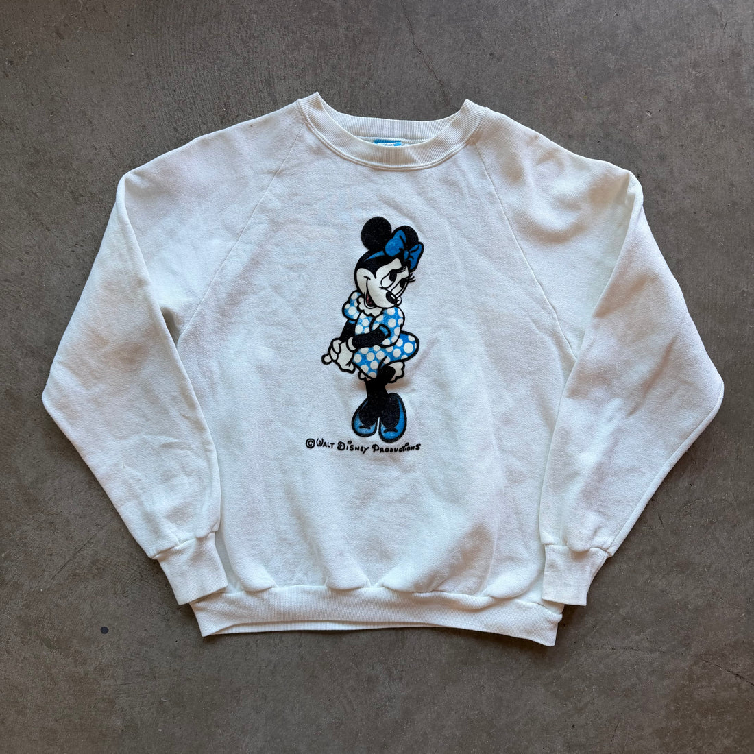 L 80s Minnie Mouse Crewneck