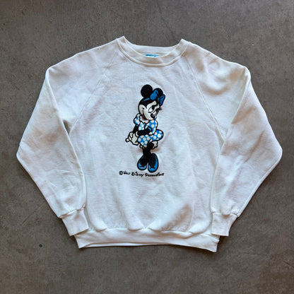L 80s Minnie Mouse Crewneck
