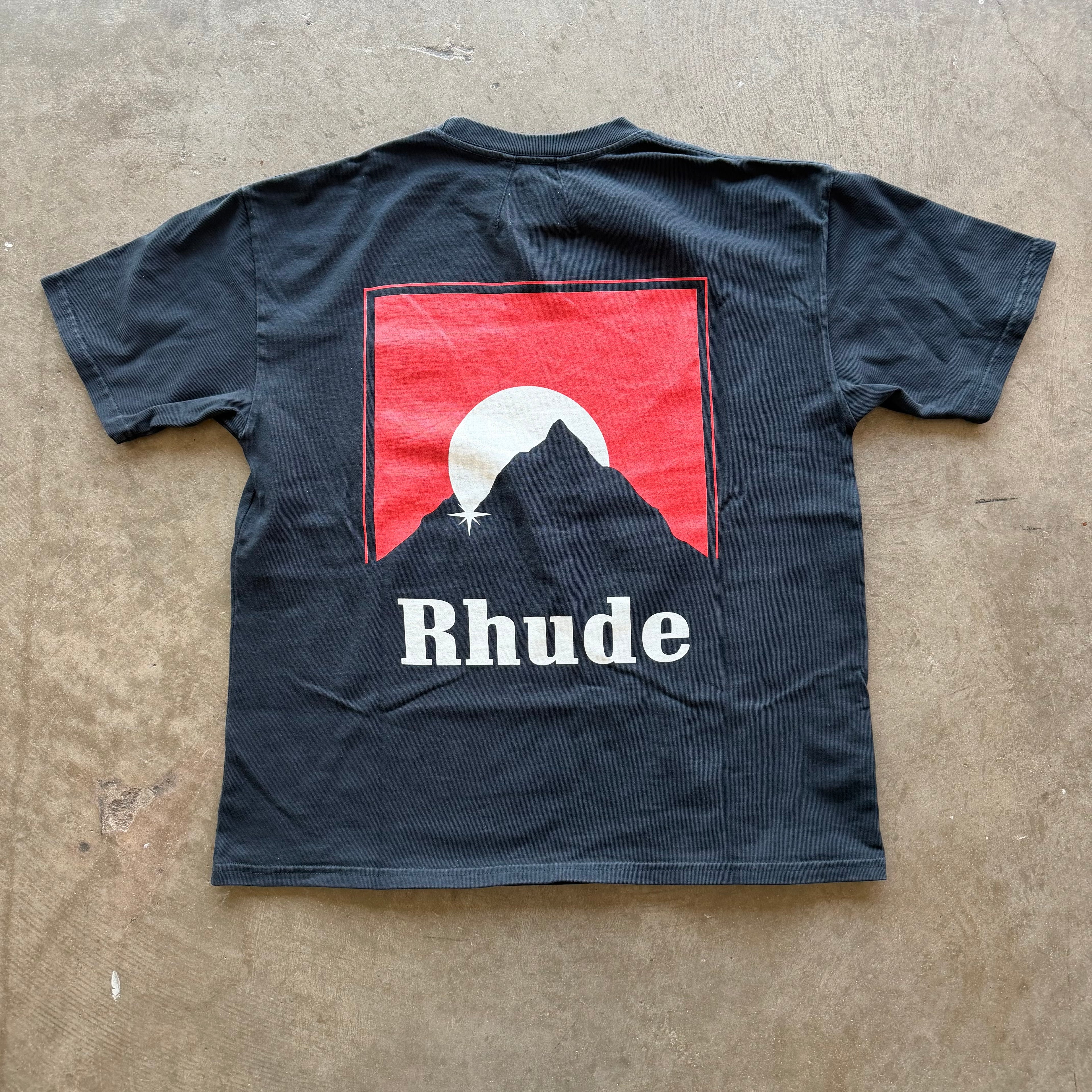 S Rhude Moonlight Tee Black